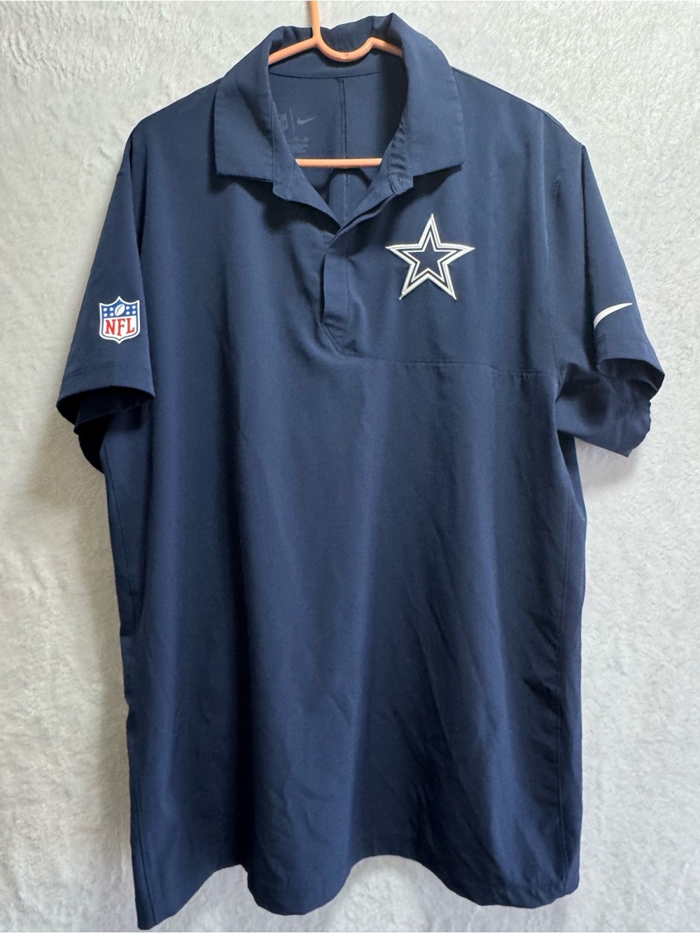 Nike Dallas Cowboys Men's Navy Polo Shirt